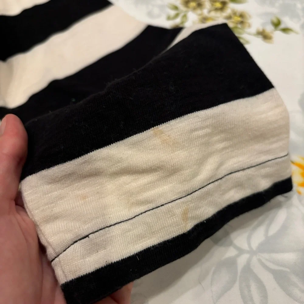 J. Crew Size M Striped 3/4 Sleeve Dress